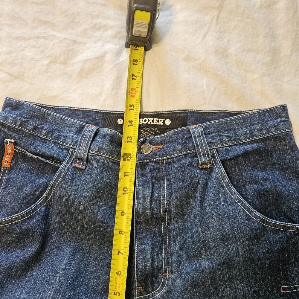 Vintage Y2K Joe Boxer Jeans Carpenter Baggy Size 34x30 8 Ball Denim Skater‎